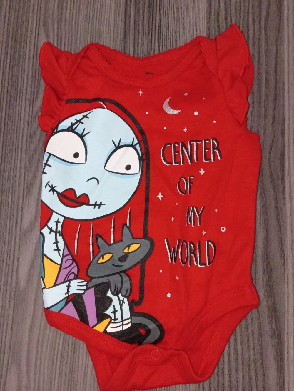 'Center of My World' Girls Newborn Sally Bodysuit The Nightmare Before Christmas